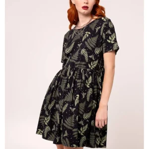 Hell Bunny Gaia 60's Mini Jurk Zwart