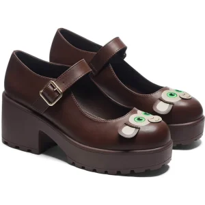 Koi Footwear Tira Manic Monkey Mary Janes Pumps Bruin