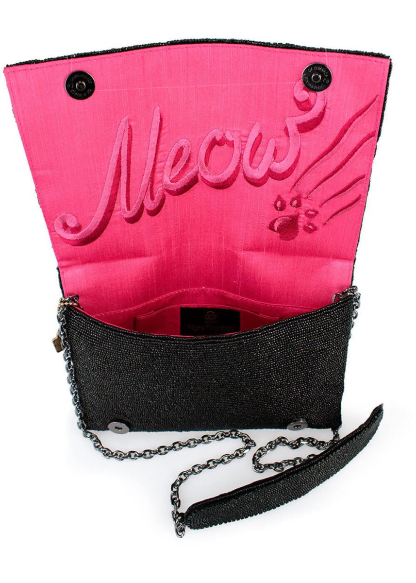 Mary Frances Kitty Cat Couture Schoudertas Zwart - Billede 3