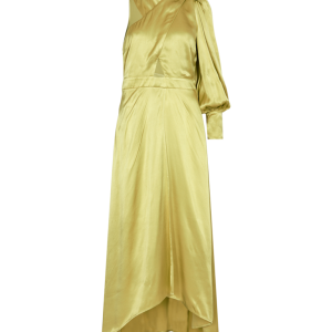 Copenhagen Muse Yvonne One Shoulder Dress Lentil Sprout
