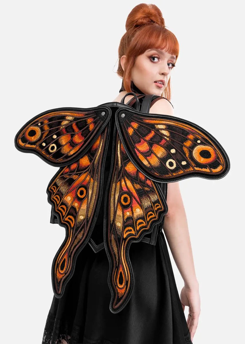 Restyle Ignis Moth Rugtas Zwart - Billede 7